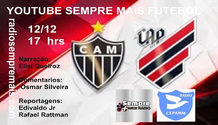 Amanha tem <a href="/AthleticoPR/">Athletico Paranaense</a> em campo. Final da @CopadoBrasil com <a href="/queirozmt1/">eliel queiroz</a>, Osmar Silveira, <a href="/EdiJr001/">Edivaldo Gomes</a>  e <a href="/rafarattmann/">Rafael Rattmann</a> .  #OrgulhoCEPAMM