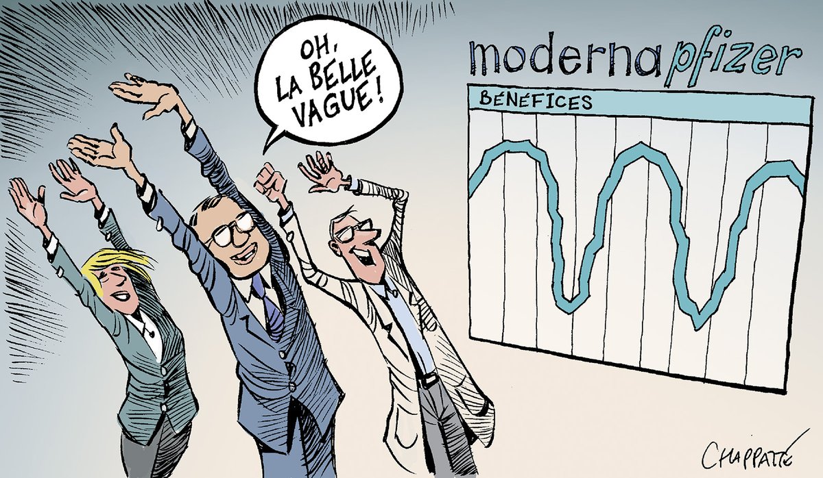 chappatte's tweet photo. Profits record des pharmas - © Chappatte dans @letemps, Genève > https://t.co/dYP1OlvPDc https://t.co/MoRCfbyTTJ