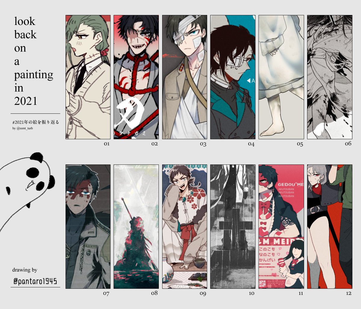 #2021年の絵を振り返る 
絵が上手くなった! 