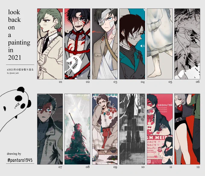 #2021年の絵を振り返る 
絵が上手くなった! 