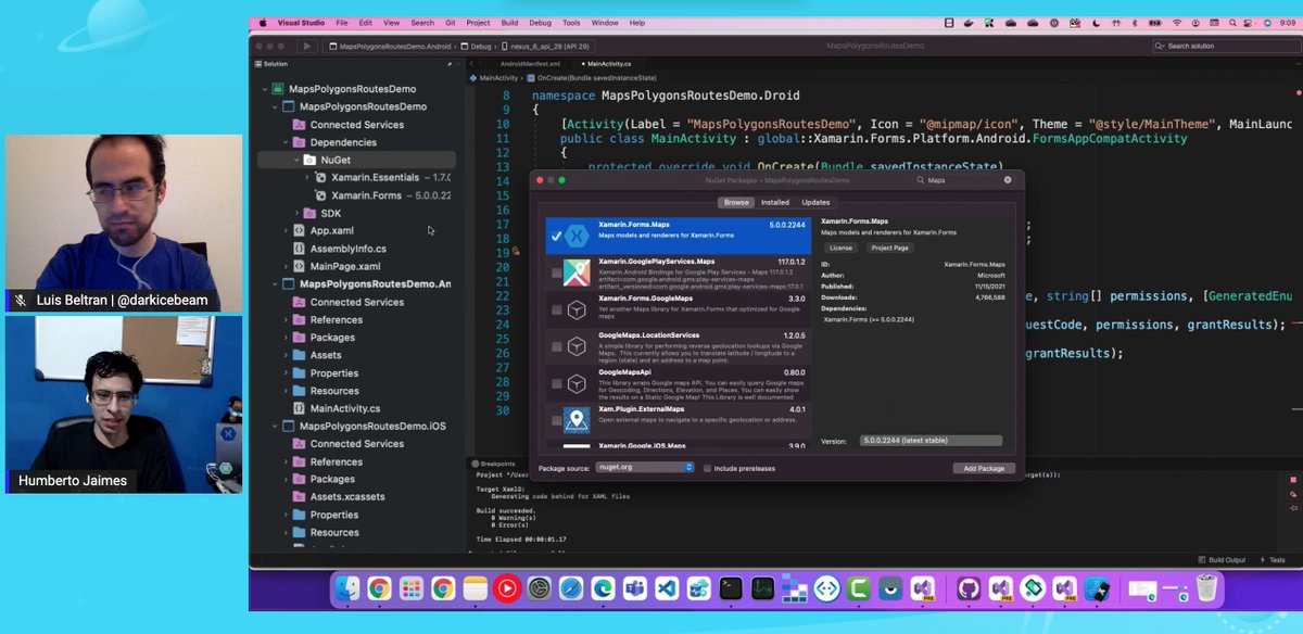 darkicebeam's tweet photo. ¡Comenzamos con la primer sesión!

@HJaimesDev  nos habla de Mapas en #Xamarin Forms

¿Nos acompañas?
https://t.co/Q7bZdTsv6C https://t.co/XOK2wz1SRd