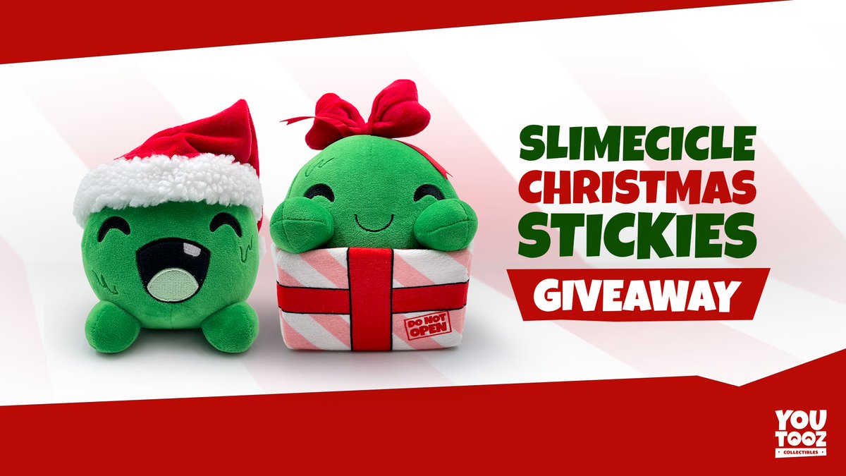 insidetheslime's tweet image. I am like a little elf and will be giving away Slimecicle Christmas plushies every 1k retweets!! rt and i will come for your chimney