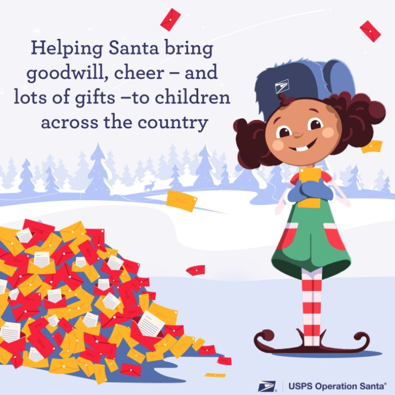 YOU HAVE FOUR MORE DAYS TO SEND LETTERS TO SANTA!
Because some information went out with Dec. 15 as the deadline to send letters, we are extending the deadline to that day. All letters must be postmarked by Wednesday, Dec. 15. #BelieveInMagic