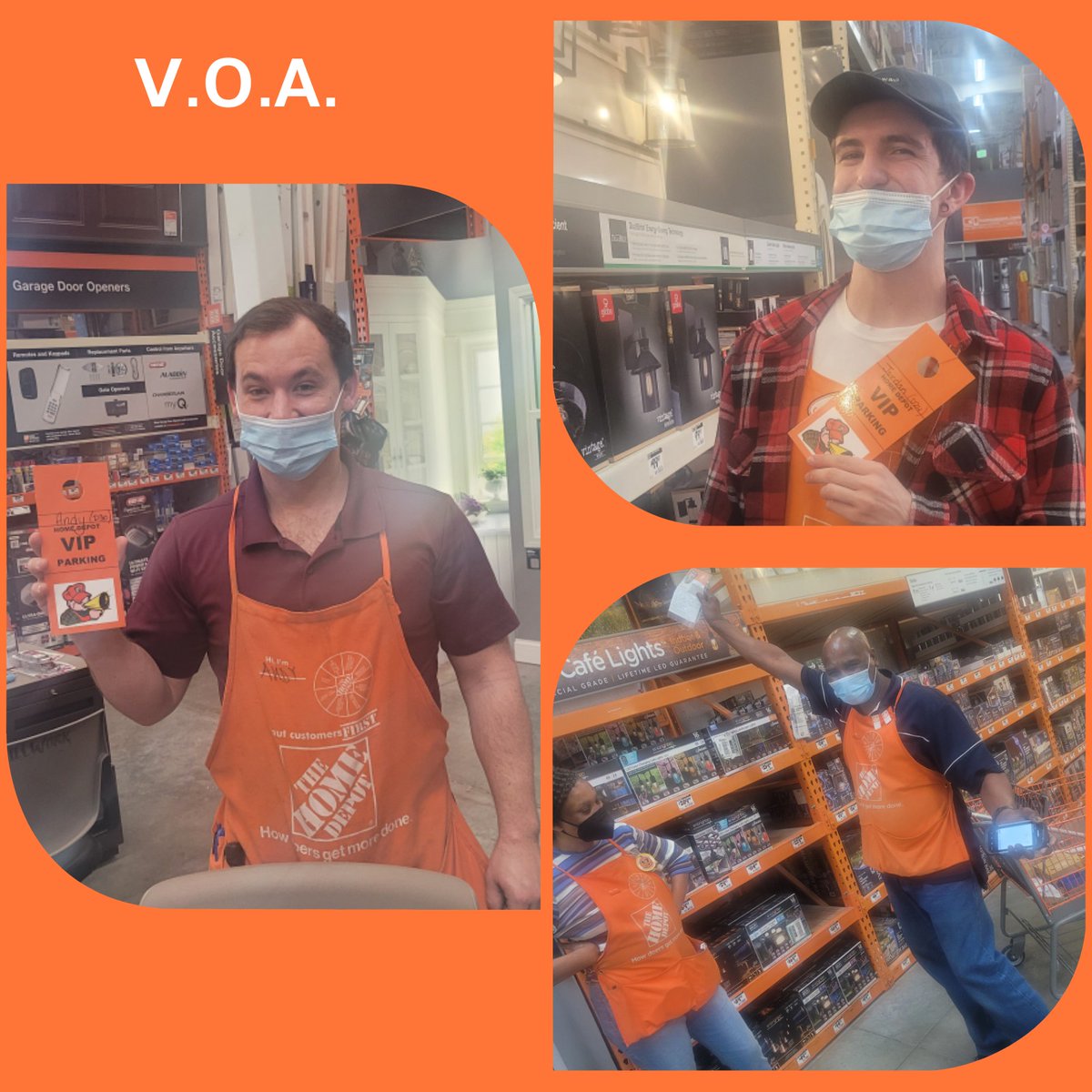 Can you see the smiles under these masks!! Jordan and Andy can't wait to take Sean's spot in the lot!!! 🤣🤣 Congrats to Jerome on his homer!!!