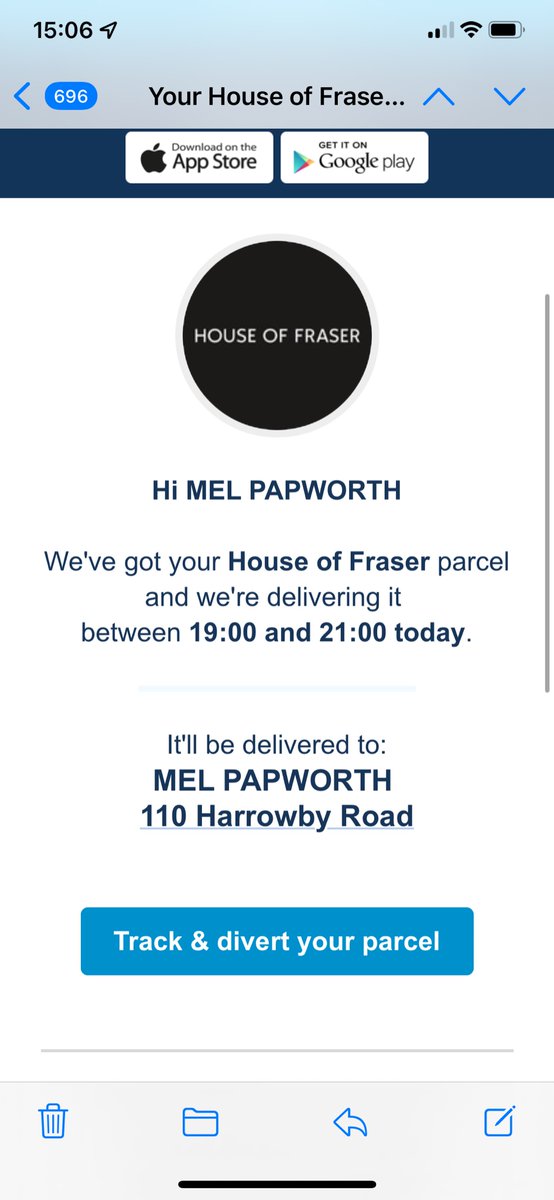 Mel papworth tweet media