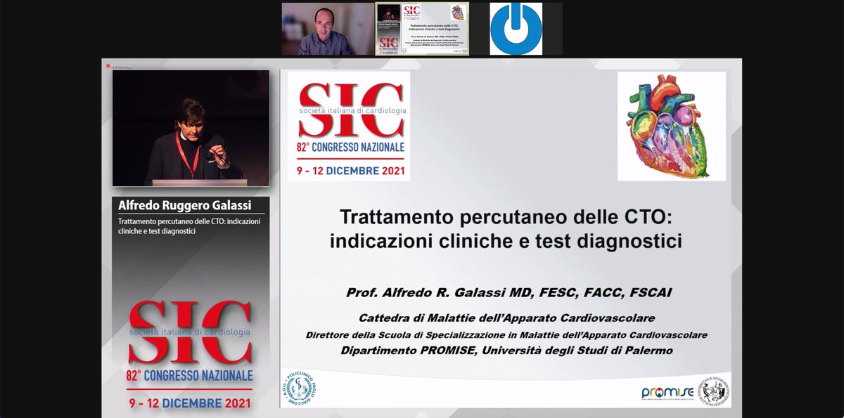 LAzzaliniMD's tweet image. #CTO session at the 82nd Italian Society of Cardiology meeting.
Thanks to Drs. Di Mario, Galassi and Sardella for the engaging discussion about the indications and current hot topics in CTO PCI.