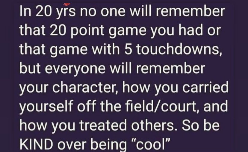 Young men must focus on their character instead of what they are going to post on social media.