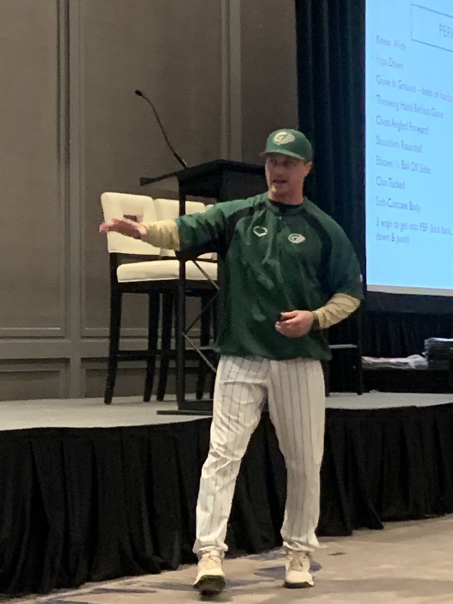 james_sheltrown's tweet photo. Had a great time speaking @gdcbaseball event in Atlanta, representing @GGC_Baseball 

Shout out to @CoachSheets3 for the opportunity to speak along side an awesome group of coaches! https://t.co/tD5AbKivkE