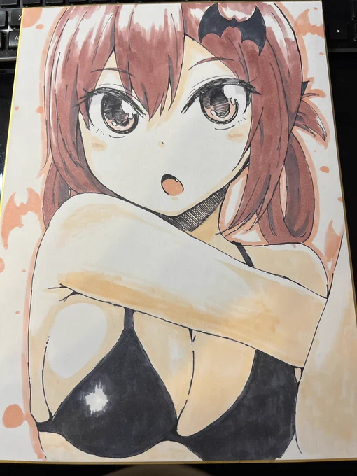 あと去年描いた大悪魔様の色紙どうしようかしら… 