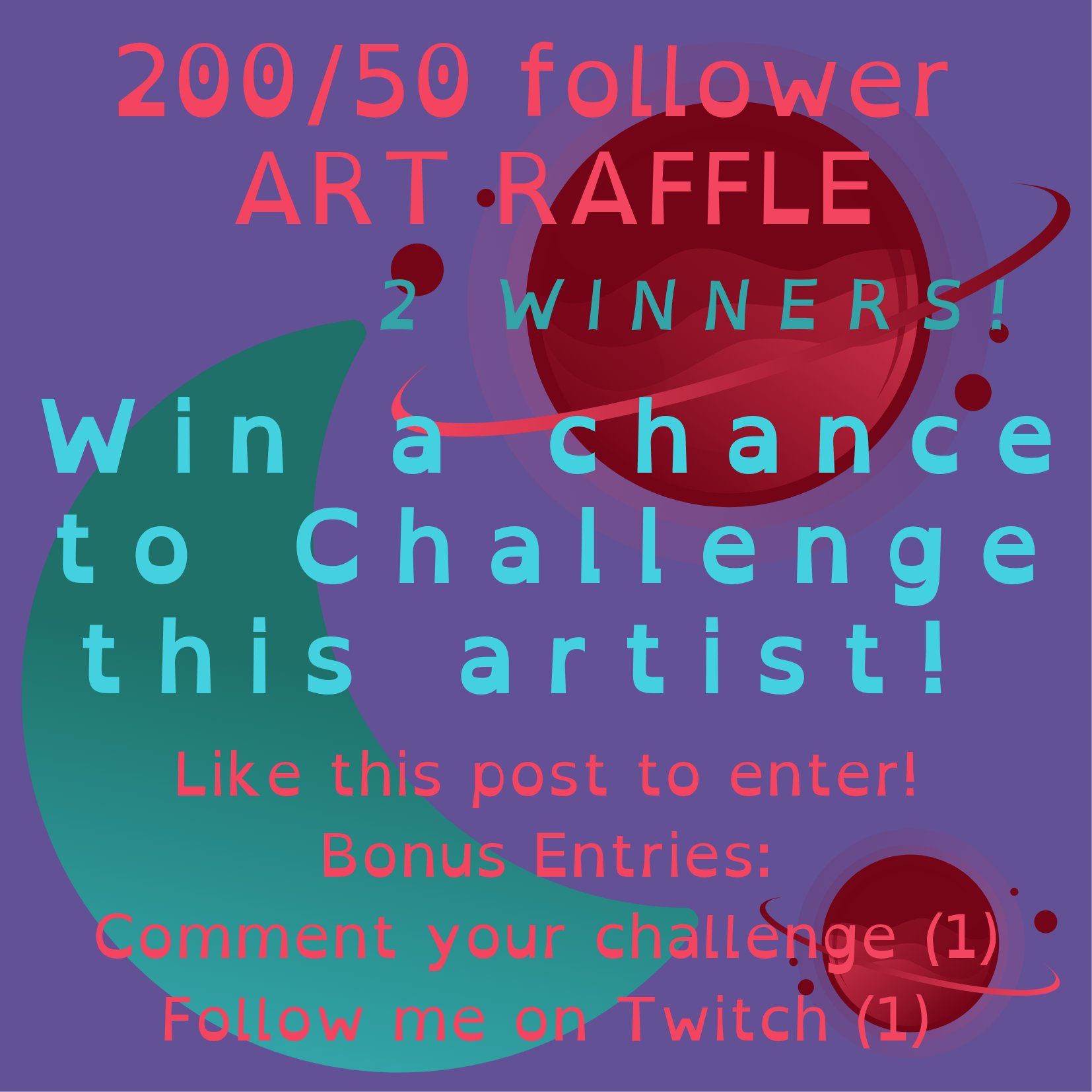 Art Raffle Pinned! Challenge the Artist!! on Twitter: