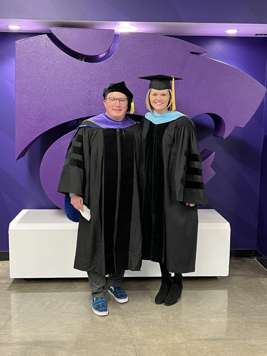 Four years, 90 credit hours, a year of research and 336 dissertation pages later, I’m officially Dr. Michelle Chavey. 🎉 Thanks for making the journey a great experience <a href="/AlexRedCorn/">Alex Red Corn (𐓡𐓘𐓬𐓘𐓻𐓶𐓲𐓟)</a>. #EdLeadership <a href="/KSUCollegeofEd/">K-State College of Ed</a>