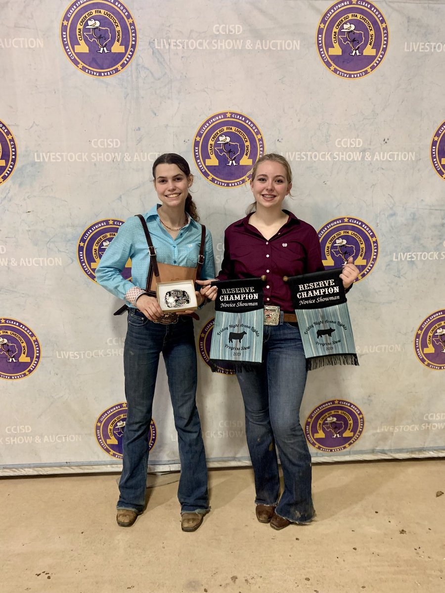 cbhsffa's tweet photo. Yesterday’s Friday Night Arena Lights progress show was a success 🌟Congrats to all of our experienced and novice showman that competed with their CCISD Livestock Show animals! #cbhsffa https://t.co/nX8sqSTAQP
