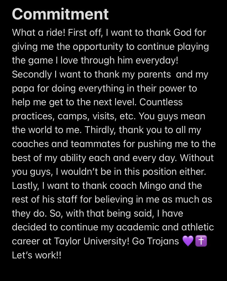 110% committed! Home 💜 <a href="/Coach_Mingo/">Aaron Mingo</a> <a href="/taylor_football/">Taylor Football</a> <a href="/CoachBAnderson_/">Bailey Anderson</a>