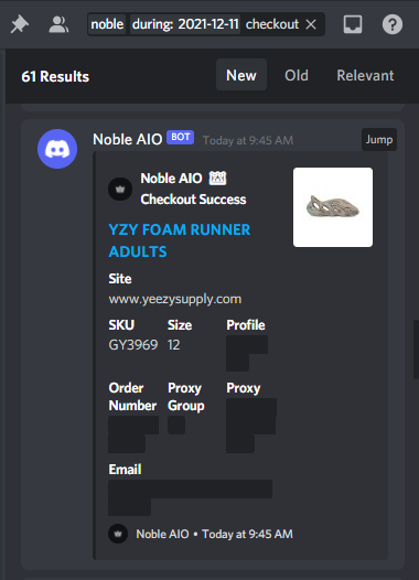 kickzburgh's tweet photo. Not as great as I expected, but I will take it with Trickle being down.
Group: @SKSupply 
Bot(s): @Noble_AIO / @ValorAIO / @whatbotisthis 
Proxies: @PorterProxies / @TheXYZStore / @DonutProxies / @OculusProxies / @KaBoomProxies / @LEMONPROXY2020 
Mentor: @tianaporta (Huge Thanks) https://t.co/BUWkvL4gyV