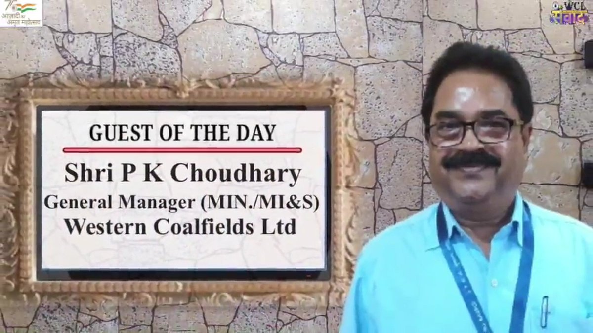 TeamWCL's tweet photo. "WCL संवाद", भाग -16
(A knowledge sharing series) 
Topic: Management Information System
Guest Speaker: Sh. P K Choudhary
General Manager (Management Information System)
Western Coalfields Limited
@TeamWCL @CoalIndiaHQ @JoshiPralhad 
https://t.co/nYkBDeraph https://t.co/PC291WDTSI