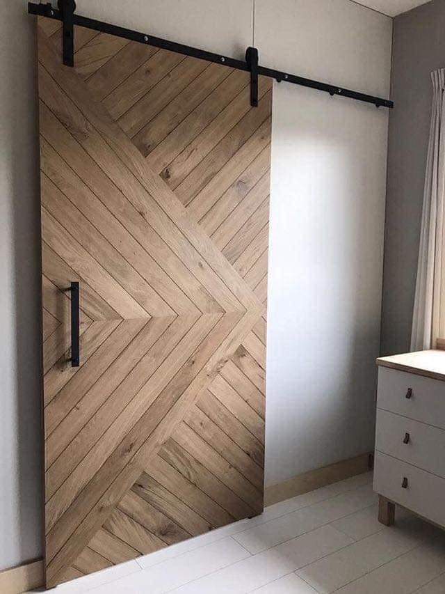 FutuMatrix's tweet image. Puerta corrediza en madera. #FutuMatrix @FutuMatrix