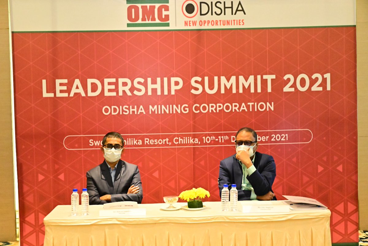 odisha_mining's tweet photo. OMC organised a two-day long Leadership Summit at Chilika with focus on team building &amp; visioning exercises. Shri DK Singh, IAS, Chairman, OMC in presence of MD, Directors &amp; Senior executives emphasised on creation of value for stakeholders through sustainable stewardship. https://t.co/xKep6YpKnK