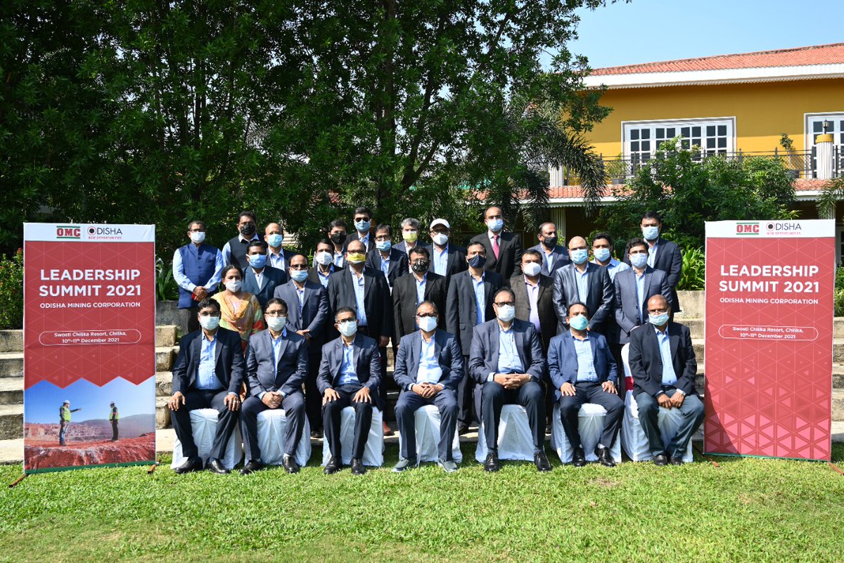 odisha_mining's tweet photo. OMC organised a two-day long Leadership Summit at Chilika with focus on team building &amp; visioning exercises. Shri DK Singh, IAS, Chairman, OMC in presence of MD, Directors &amp; Senior executives emphasised on creation of value for stakeholders through sustainable stewardship. https://t.co/xKep6YpKnK