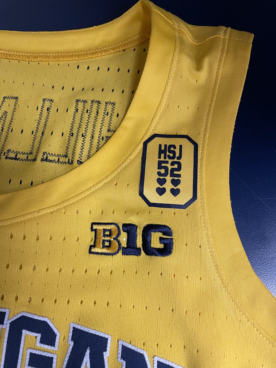 We have added this #OxfordStrong patch to our jerseys for tomorrow's game to pay tribute to Hana St. Juliana, who wore No. 52 for Oxford women's basketball.

We are honored to welcome the Oxford women's basketball programs to tomorrow's game at Crisler.

#GoBlue