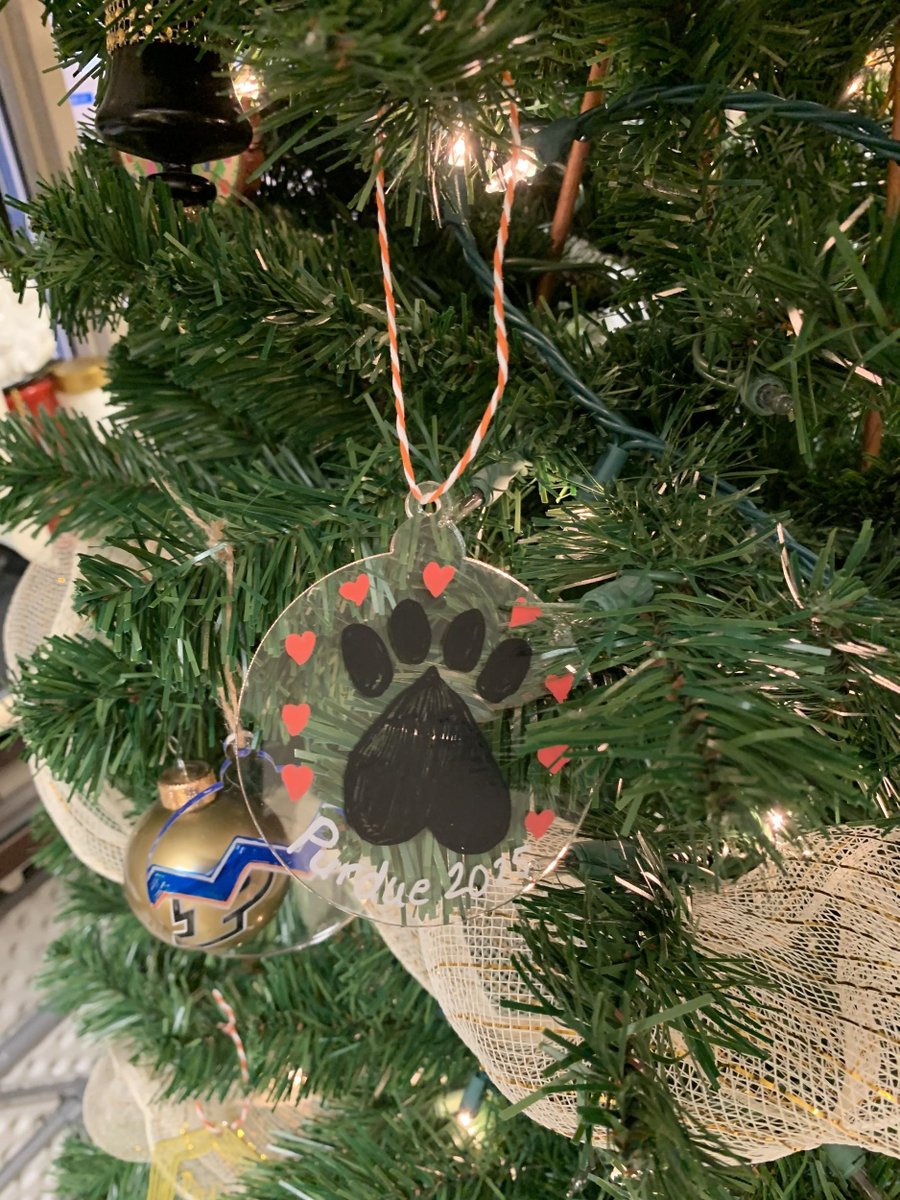pucvm's tweet photo. Getting more festive day by day! The student services office has set up a tree and supplies for students to make their own ornaments! Check them out! 🎄
#purduecvm #purduedvm #beapurduevet #studentwellness #happyhollidays #purdueuniversity @LifeAtPurdue https://t.co/Hv0G0qlFOm