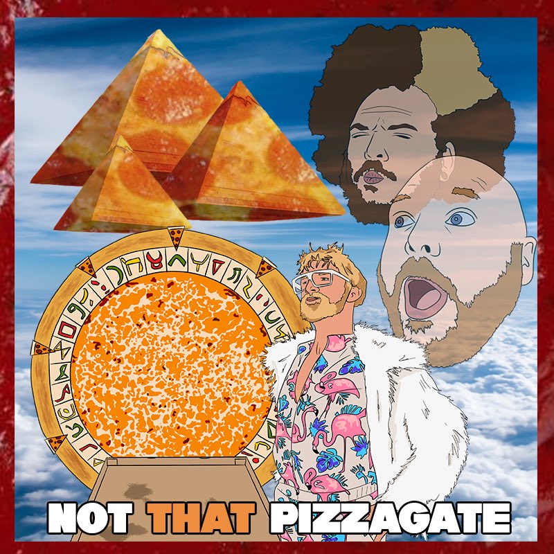 hellafriendship's tweet photo. man, we really gotta do better on this Twitter game. Episode 157 “Not That Pizzagate” has been available for a hot minute with an extra funky guest! https://t.co/QZA48KbhRN