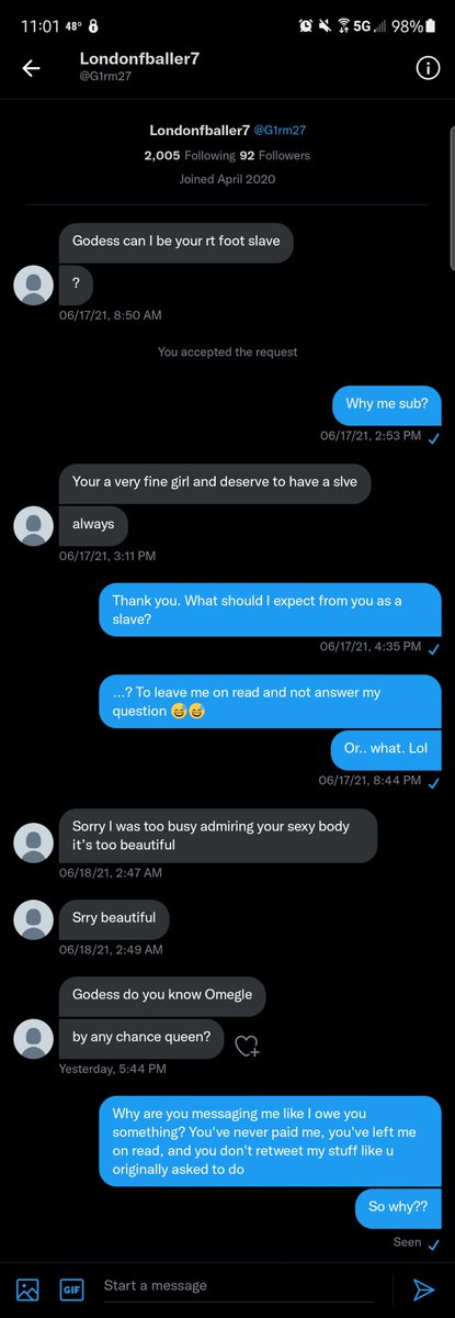 meetmariev's tweet photo. How rude to waste time like this. You can't submit, you can't tribute, you can't pay, you can't even retweet. Why are you here on findom and femdom twitter when you don't even have respect? https://t.co/AIuTQlYLKT