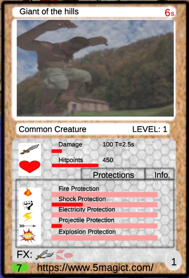 Community5T's tweet image. Nueva carta disponible: el gigante de las colinas, es una carta común de criatura que hace 100 puntos de daño cada 2,5 segundos.