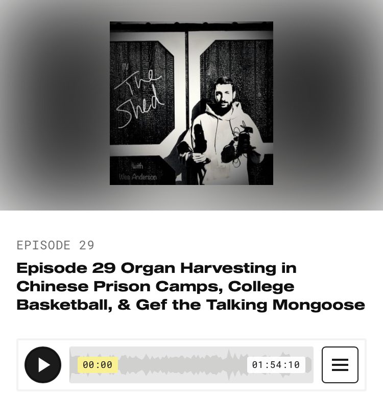 InTheShed4's tweet image. Finally getting a new episode out for the first time in a month. First episode since my grandma passed. Do me a solid? Go push that play button sometime this weekend. #China #CBB #GefTheTalkingMongoose #InTheShed #WesAnderson #Tools #Politics #Sports #Paranormal #News #Podcasts