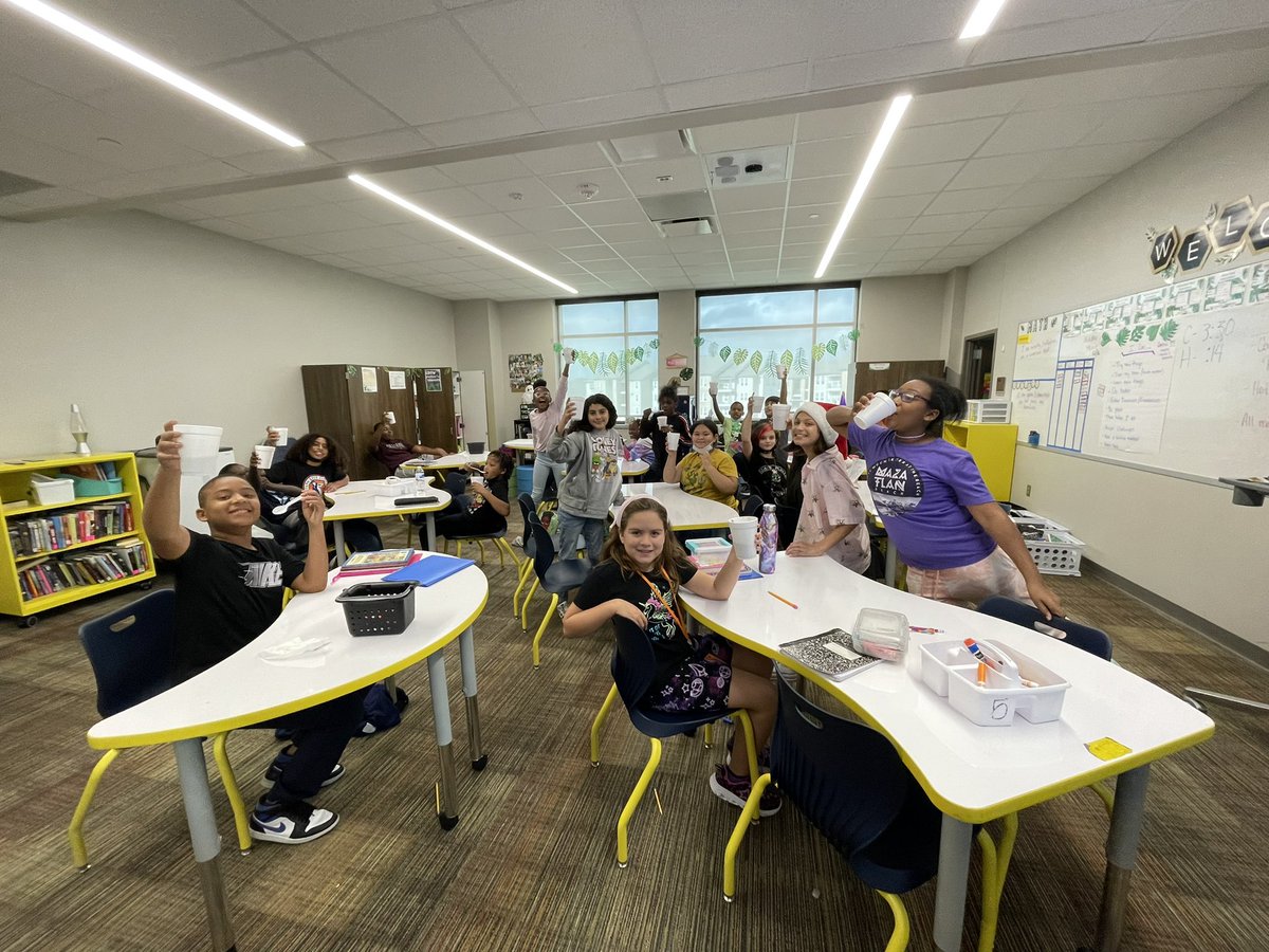 MrsGriffin_FCE's tweet photo. We had so much fun in science learning about heat transfer/conversion, mixtures/solutions, and about chocolate from the bean to the bar! All while we had fun with hot chocolate! #chocolate #funscience #yummyscience @HumbleISD_ACE @HumbleISD #bethelight #wecanwewill https://t.co/gGJsDxklga