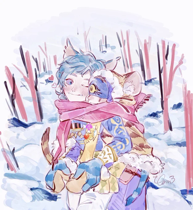 2日目もお邪魔します✨
今回くじ引かせて頂いた時にチェシャくんが出たので2日ともチェシャくんに登場して貰いましたっ🐱🐾
アニマル大好きなのでタグみていっぱいほっこりします🥰💕💕
※傭占

#傭占わんにゃんがおーっ 