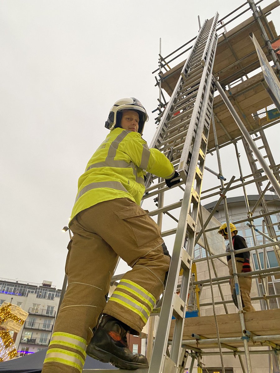 Southsea24's tweet photo. First white helmet climb of the day. #ladderclimb #charity @firefighters999 https://t.co/AVKNuFauG7