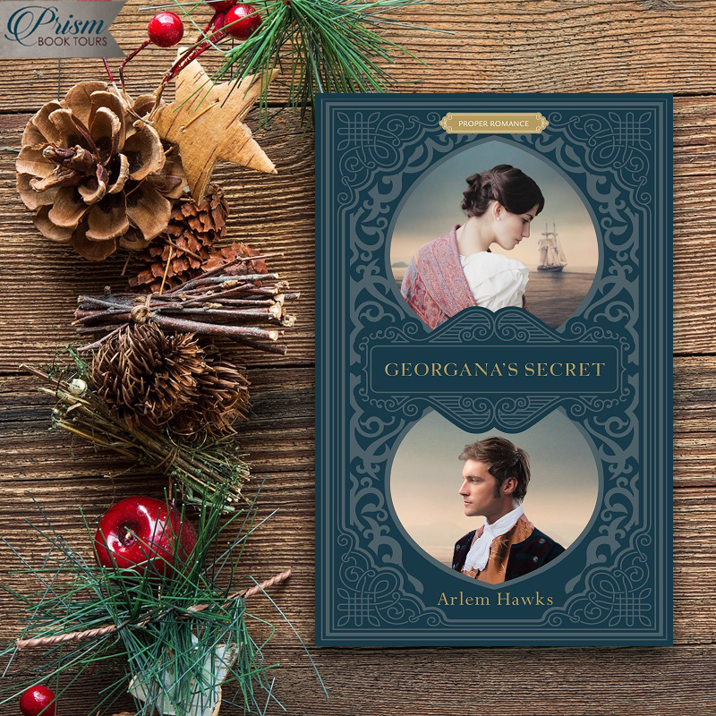 A Regency romance on the high seas. Two hearts yearning to find a safe harbor, and possibly, a lasting love.

Georgana's Secret by Arlem Hawks 

bit.ly/3rRVDvt

#Giveaway #Excerpt #CleanRomance #RegencyRomance #HistoricalRomance #CleanHistoricalRomance #PrismBookTours