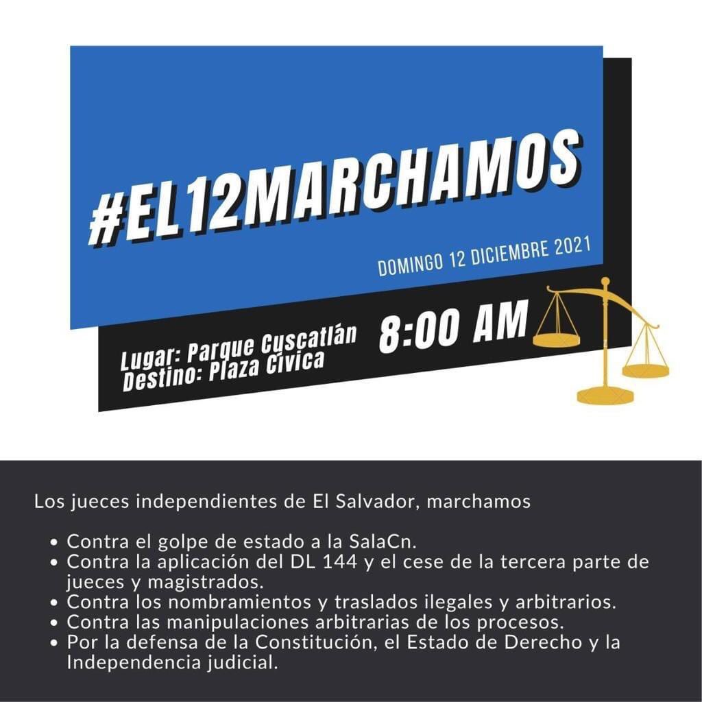 Movimiento libertad apoya a los jueces independientes de El Salvador.

#el12marchamos #movimientolibertad #politica #ElSalvador