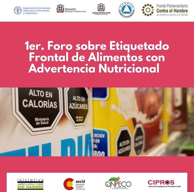 sodonuclim's tweet photo. El 10 de Diciembre 2021- un día memorable. Los diversos actores interesados en que se materialize La Ley del Etiquetado Frontal de Alimentos con Advertencia Nutricional reunidos en este Foro histórico. La ‘unión va hacer la fuerza’ 💪🏽👏🏽🙏🏽 https://t.co/DvdxZBZYBK