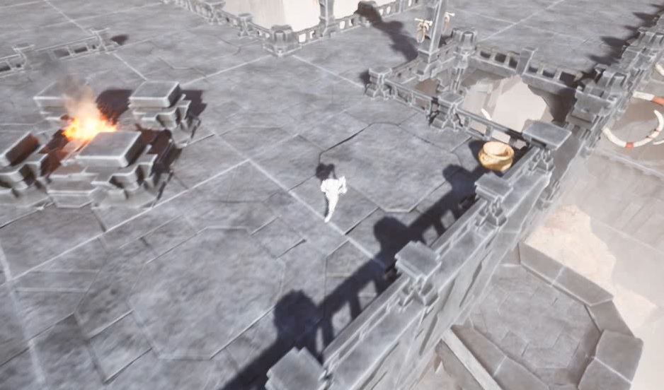 The Bulwark zone (working title) for #NBCARPG. Showing a brief walk-through of its general level design in a semi-final stage of development with some placeholder decorative assets. Feedback appreciated.

Video clip: 
youtu.be/qVKTLEaP6Ek via <a href="/YouTube/">YouTube</a> 

[ #screenshotsaturday ]