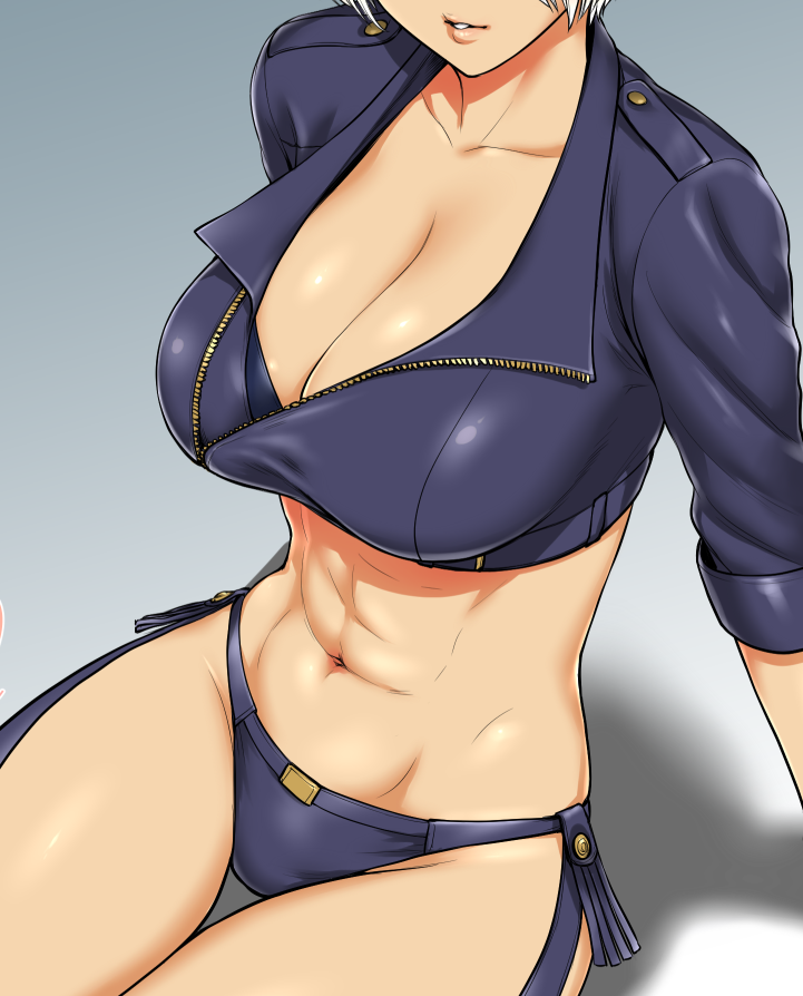 アンヘル(KOF) 「#顔は見せないで30リツイート来たらなんかエロい 」|🍊 さんぢぇるまんRRR猿🔞 TeamM （エアコン故障中）のイラスト