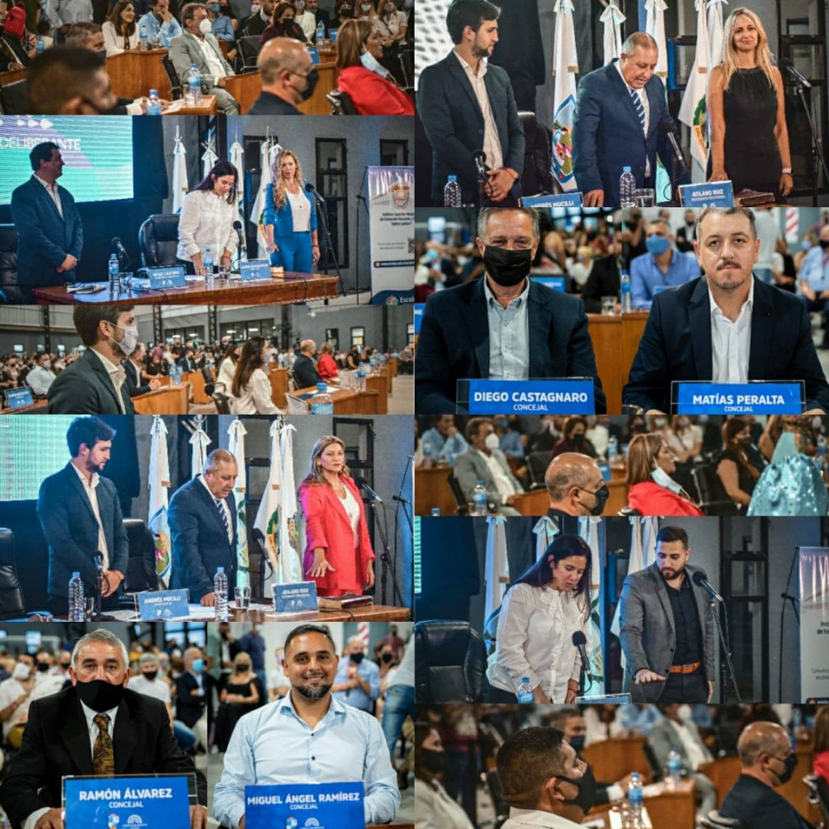 EscobarHCD's tweet photo. Juraron las y los 12 concejales electos y sus suplentes: Laura Guazzaroni, Andres Mucilli, Flavia Battistiol, Eduardo Ceriani, Patricia de la Cruz, Atilano Ruiz, Claudia Ledesma, Jonathan Cruz, Lorena Vogel y Marcelo Ibarra. https://t.co/rK9sLLUYV6