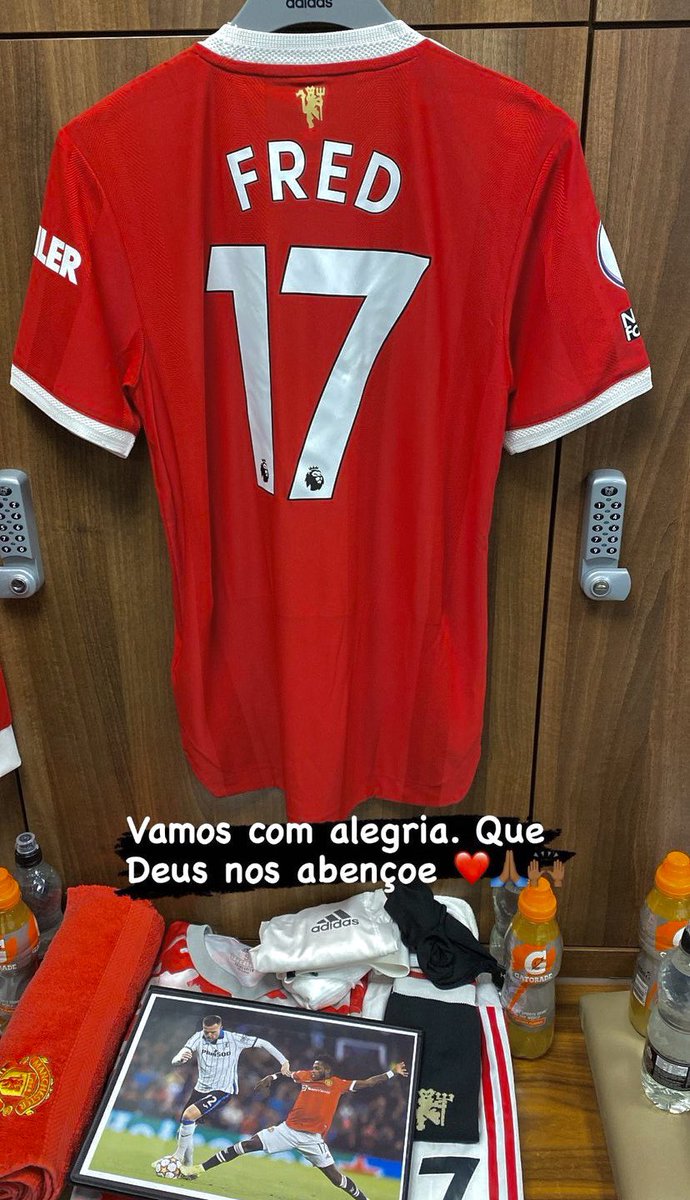 ManUnitedZone's tweet photo. Ig Fred: “Let’s go with joy. May God bless us ❤️🙏🏾🙌🏾” #MUFC https://t.co/9znHg4GEJ4