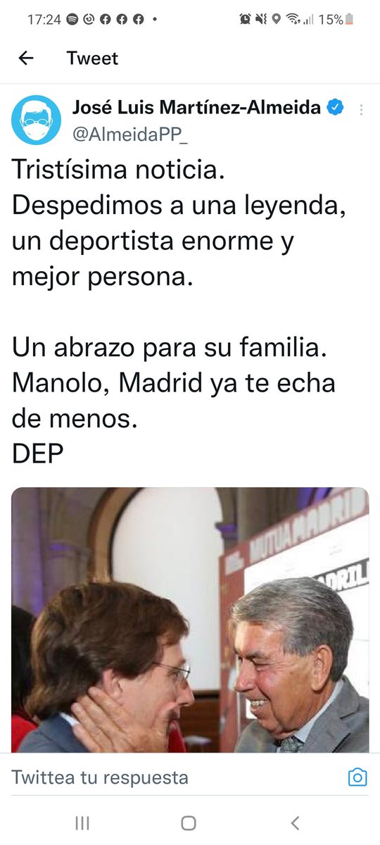 luzsmellado's tweet photo. Muy bien el pésame institucional. Rápido y cortés.
Lástima que otras no lo tuvieran. Ni rápido ni cortés. https://t.co/u2pQJfBacC