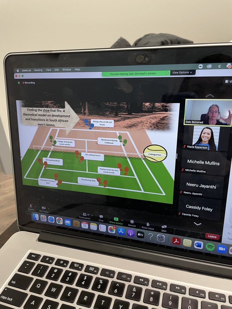 KaylaFuji_Eppy's tweet photo. @DebSkinstad presenting her impactful qualitative research in tennis players @STMStennis Her work is so important. https://t.co/KM0liQi7Tv