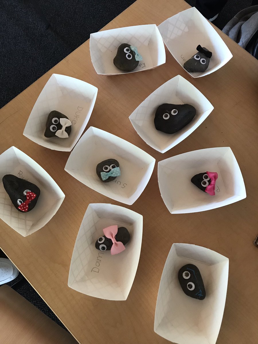 ms_mcelroy1's tweet photo. Doesn’t everyone need a good listener as a friend? Ogden 1st graders made their own pet rocks after reading the @WCCPBA 2022 nominee “Lubna and Pebble” by @WendyMeddour They loved this book! #VPSlibrarymagic #kindnessrocks https://t.co/17YMG4a7Os