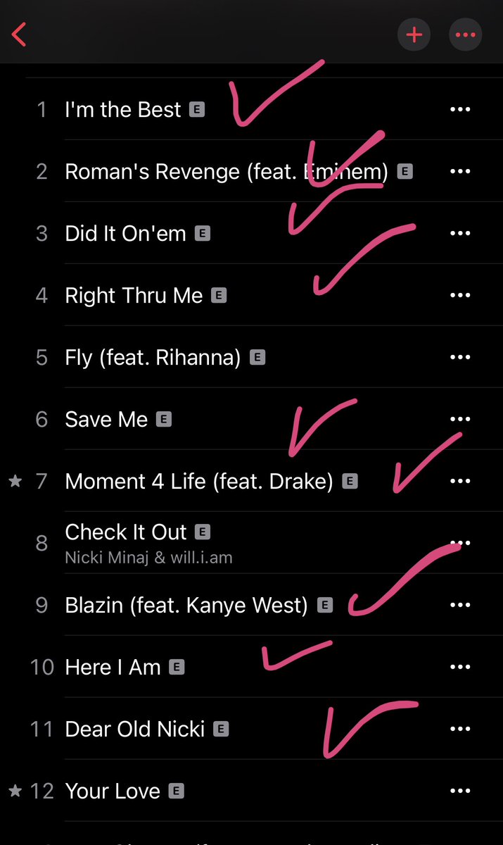 NICKIMINAJ's tweet photo. Wrote hook as well as verse. Obviously romans revenge I sampled https://t.co/fyaivvqFra