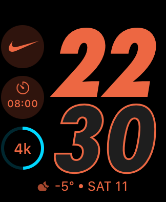 rnihc's tweet photo. @StepsAppTeam is it on purpose that the Apple Watch complications don’t respect the watch face‘s color? https://t.co/T0zeHW22bo
