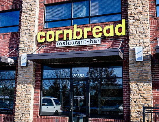 Award-winning Beans &amp; Cornbread is now Cornbread Restaurant &amp; Bar! The nationally recognized restaurant, started by Patrick Coleman in 1997, has moved to a new location (29852 Northwestern Hwy, Southfield) just down from the original location. #tradefirstmember #dinelocal #B2B