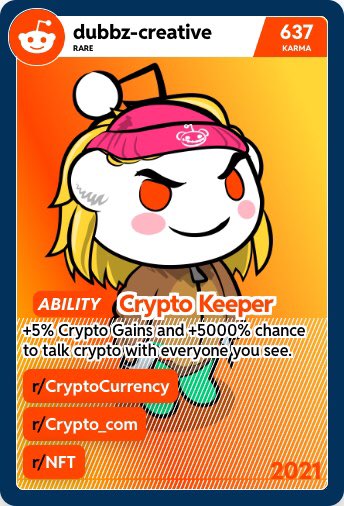 Let’s go!
#reddit #Crypto #crypto_com #Bitcoin #NFT #Creative #cryptocurrency #cro #Cronos