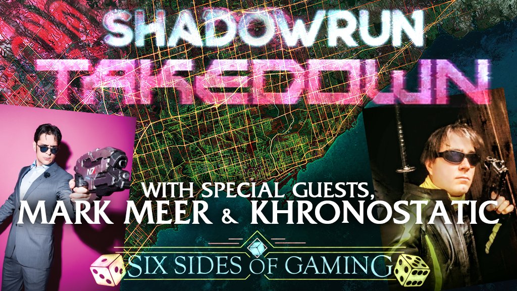 Get ready friends! Tomorrow morning at 10:30 am EST we'll be streaming Shadowrun with special guest <a href="/Mark_Meer/">Mark Meer</a>!

Twitch link: bit.ly/3HKCEbF