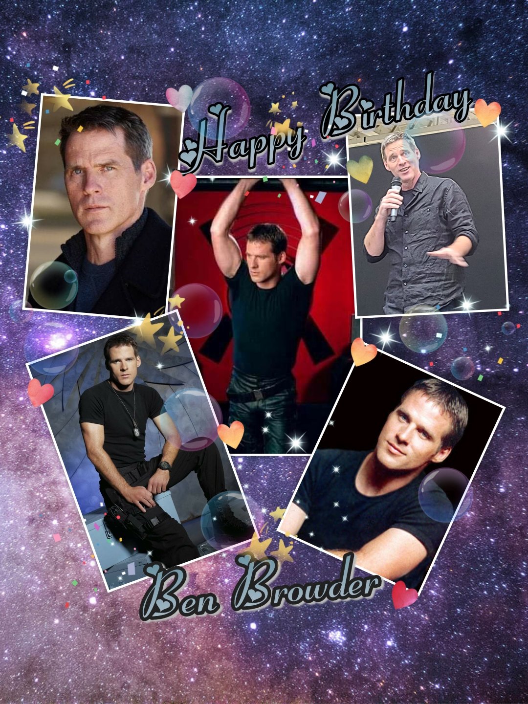 Happy happy happy birthday Ben Browder!      