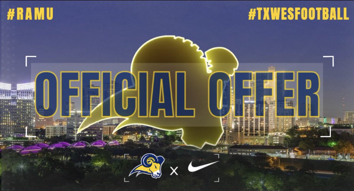 JohnnyEveritt16's tweet photo. #AGTG I’m Blessed to receive a offer from Texas Wesleyan University💙 @fedoras_rule @SummitFB https://t.co/IMHgEADumF