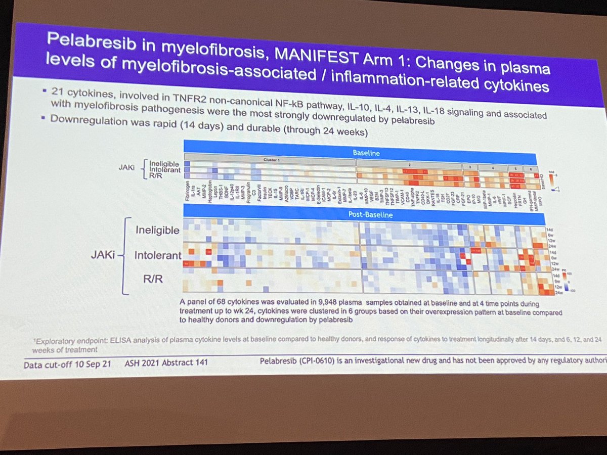 doctorpemm's tweet photo. #ASH21 #MPNSM oral session #2 Dr @MKremyanskaya presents update of #Pelabresib monotherapy in patients with MF | #BRDi #BETi #Anemia #MANIFEST @ASH_hematology https://t.co/cghErmPNIS